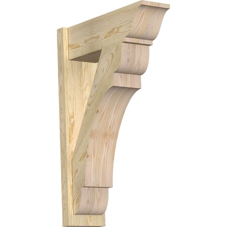 Ekena Millwork Olympic Rough Sawn Traditional Outlooker, Douglas Fir, 8"W x 24"D x 36"H OUT08X24X36OLY01RDF